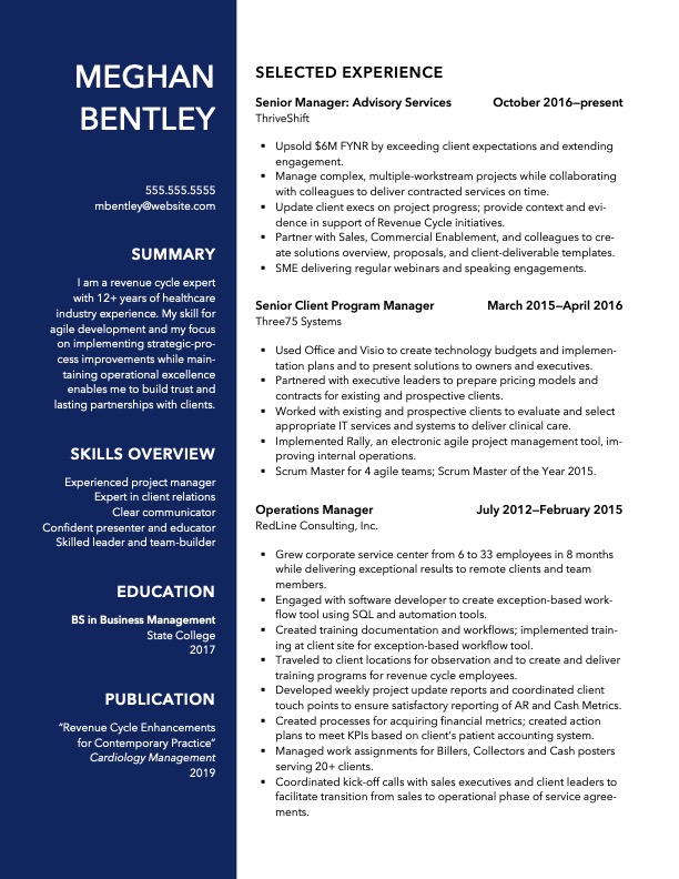 sample resume